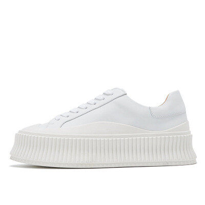 Thick Bottom Inside Increase Small White Shoe Female