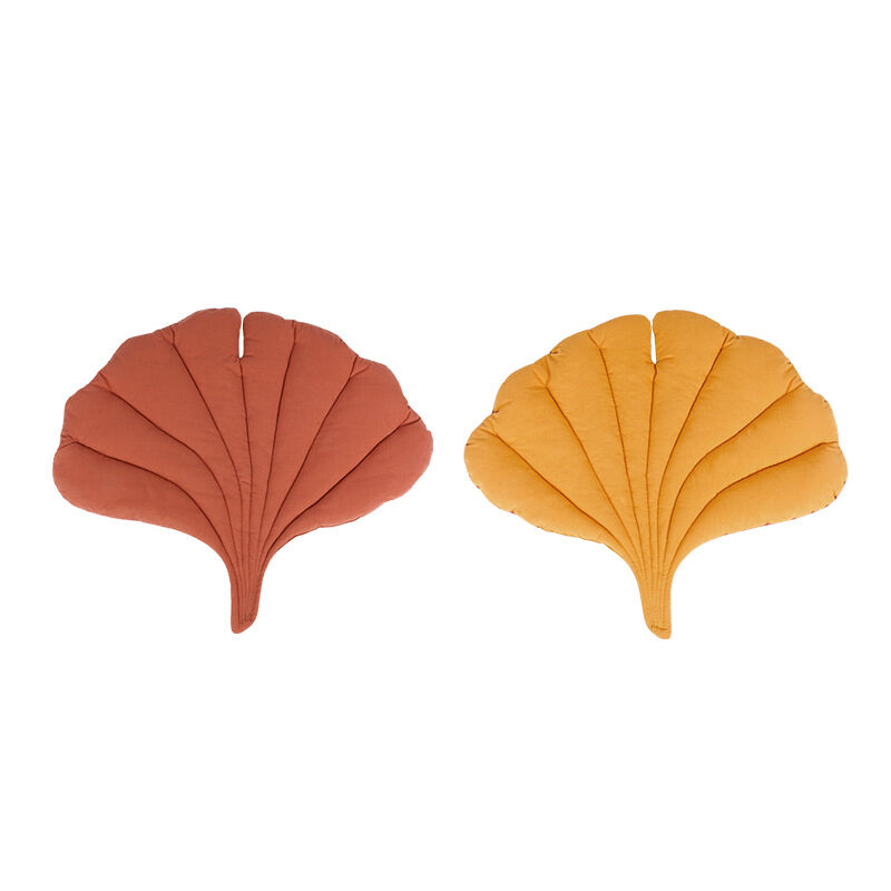 Leaf Shape Soft Dog Bed Mat Crate Pad