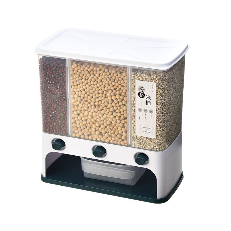 Food Storage Box Plastic Clear Container Wall-mounted Grain