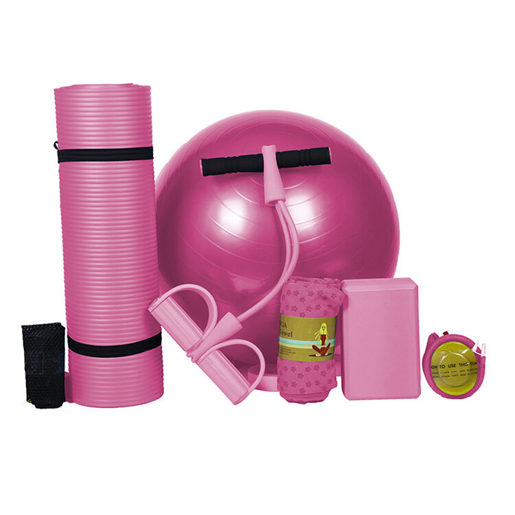 Beginner Yoga Mat Five Piece Set Of Fitness