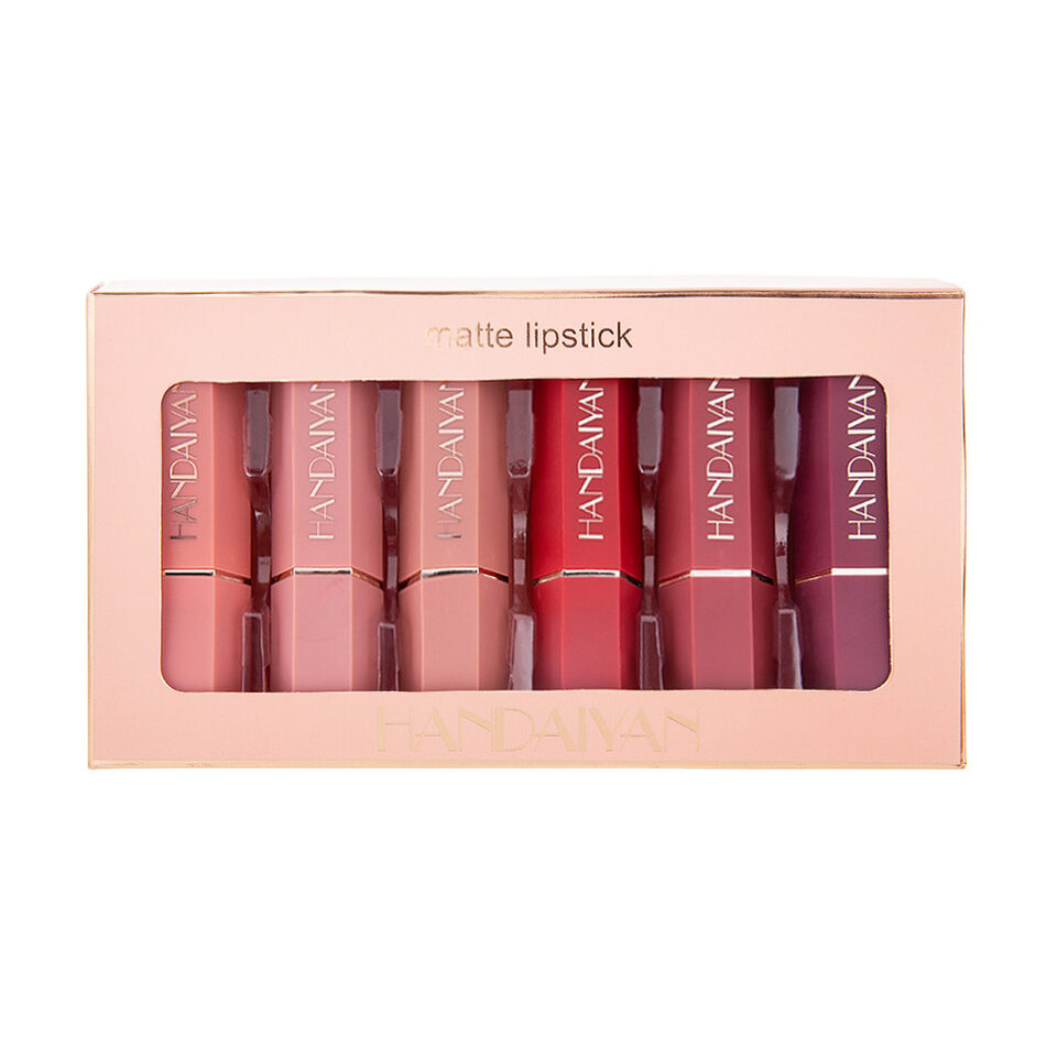 Matte Lipstick Gift Box Set Non-stick Cup