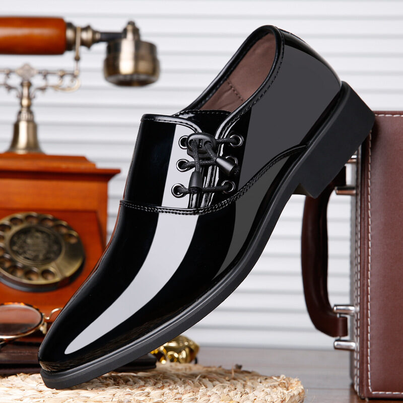 Italian Patent Leather Shoes For Men Business Shoe