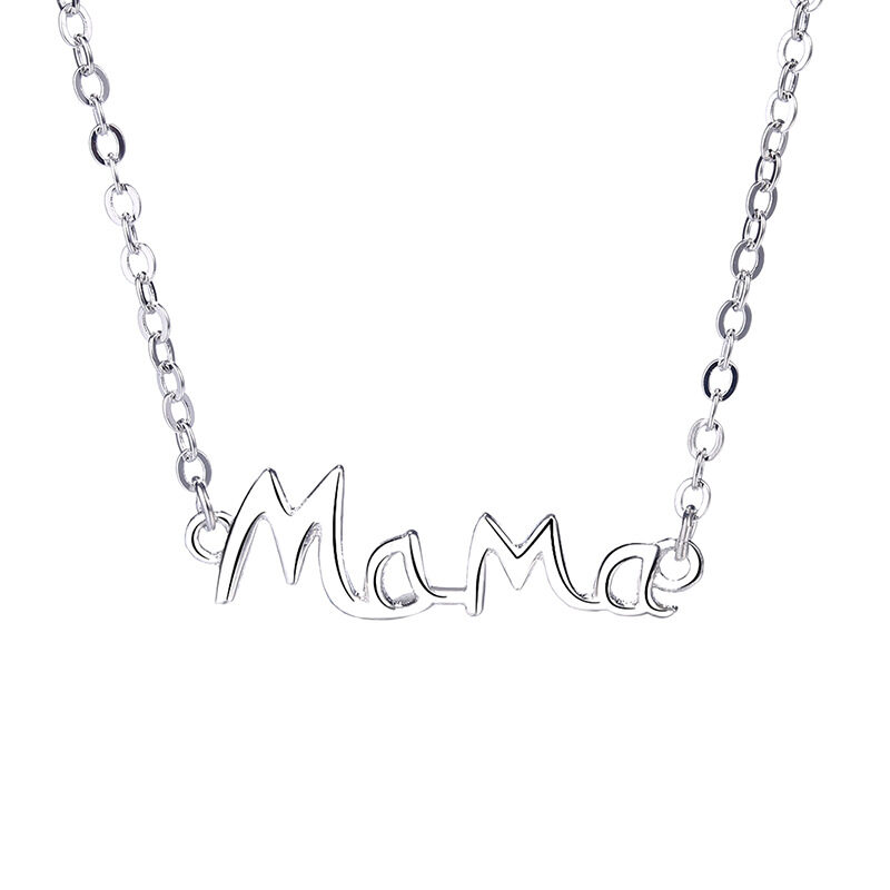 Mother's Day Gift S925 Sterling Silver English Letter