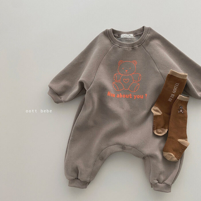 Baby long sleeve jumpsuit ha clothes