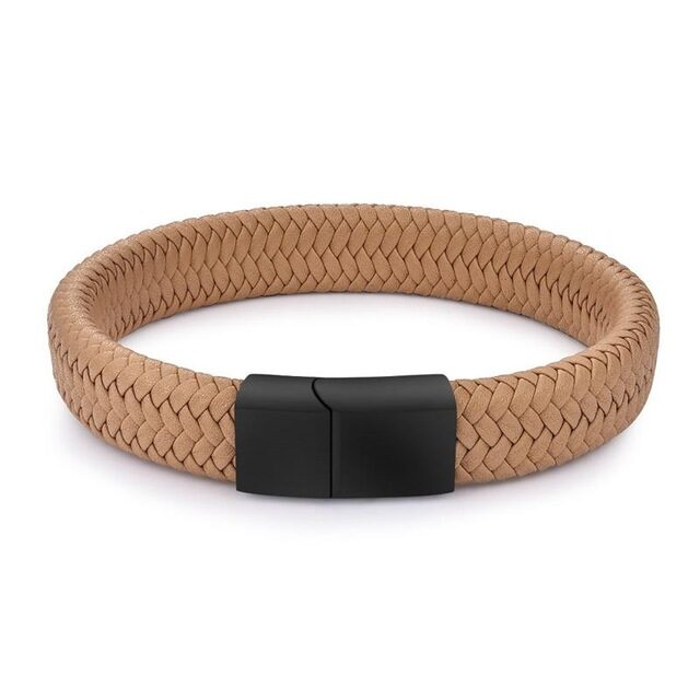 Punk for Men Jewelry Braided Stainless Steel Fashion