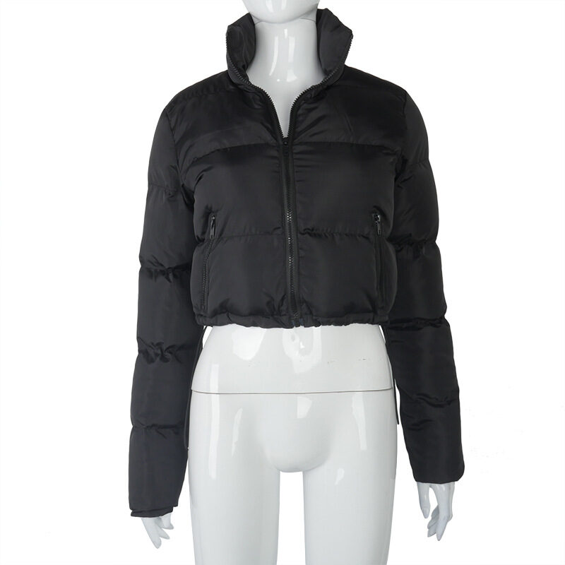 Fashion Short Coat Winter Warm Long-sleeved Stand Collar