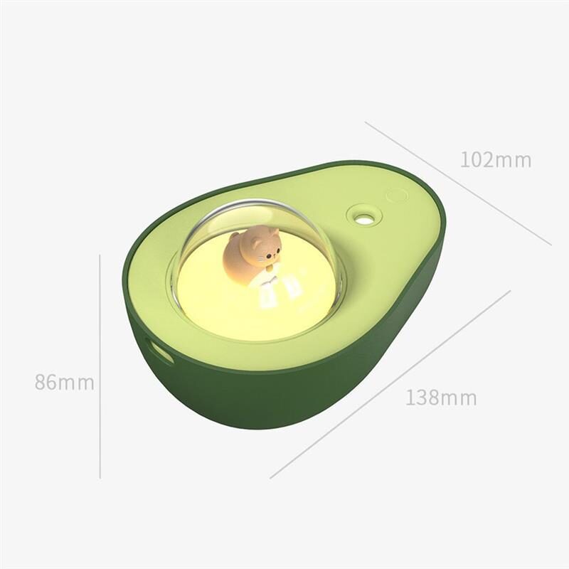 Avocado Mini Spray Humidifier USB Charging Night Light