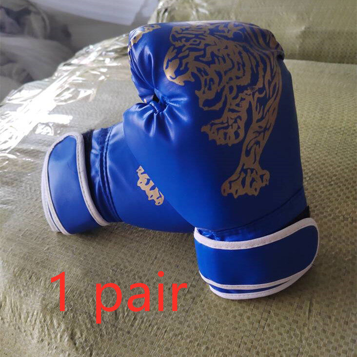 Flame Tiger Boxing Gloves Training