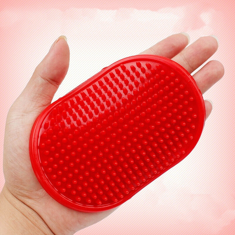 Rubber Pet Bath Brush Cover Hand Massage Dog