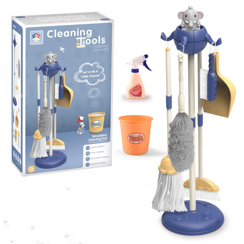 Kids Housework Tool Toys Plastic Cartoon Pretend Play