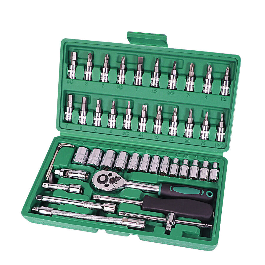 Car Repair Tool 46pcs Inch Socket Set Ratchet