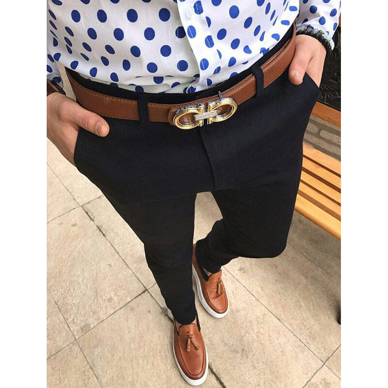 Fit Casual Trousers Men's Suit