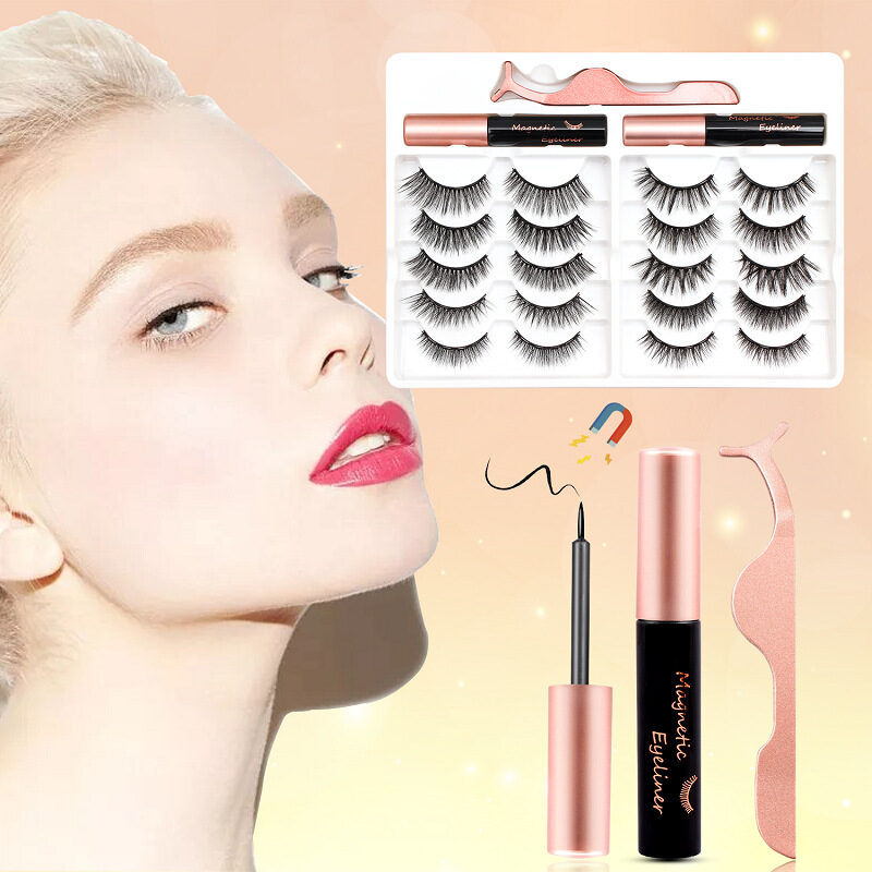 No Glue Waterproof Magnetic Lashes Eyeliner Kit
