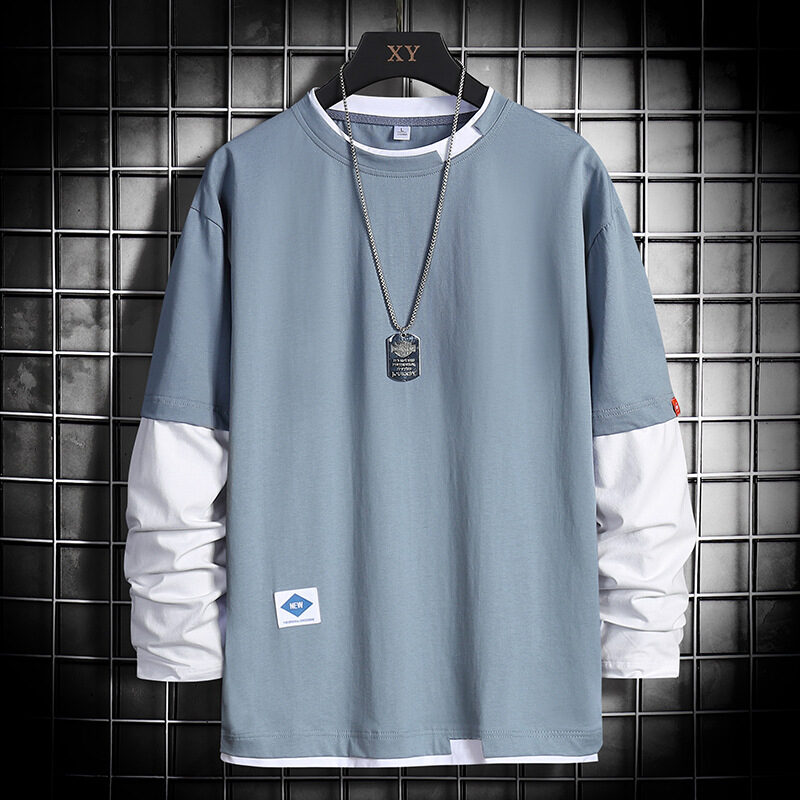 Spring And Autumn Loose Trend Clothes Bottoming Shirt