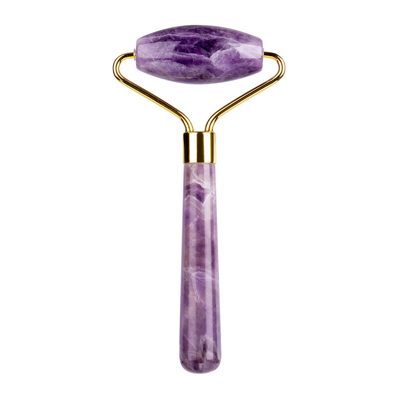 Amethyst Roller Single and Double-Headed Beauty Jade Massager