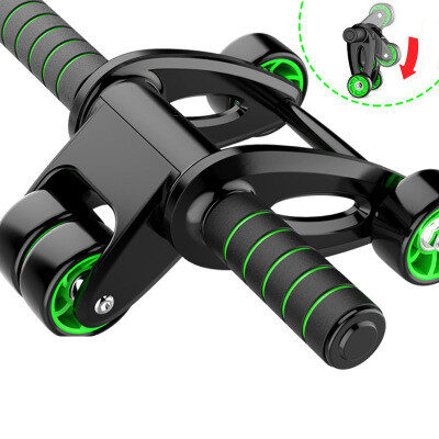 Foldable Abdominal Wheel Muscle Roller Home Fitness Equipment