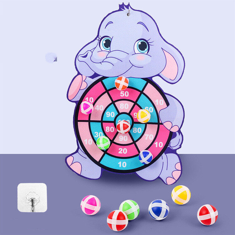 Spot Children's Sticky Ball Dart Board Cartoon Fun