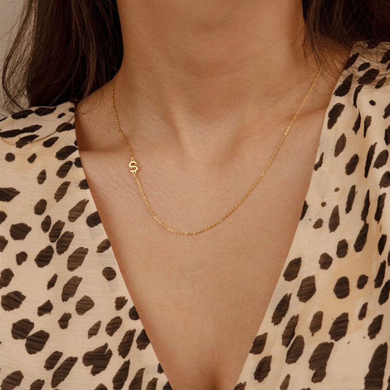 Personalized Name Necklace for Women Initials Letter Birthday