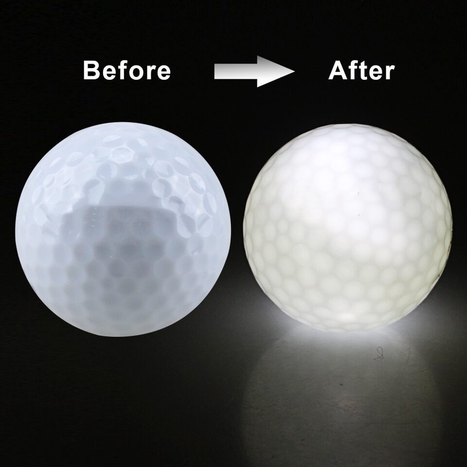 Waterproof LED Balls For Night Training High Hardness