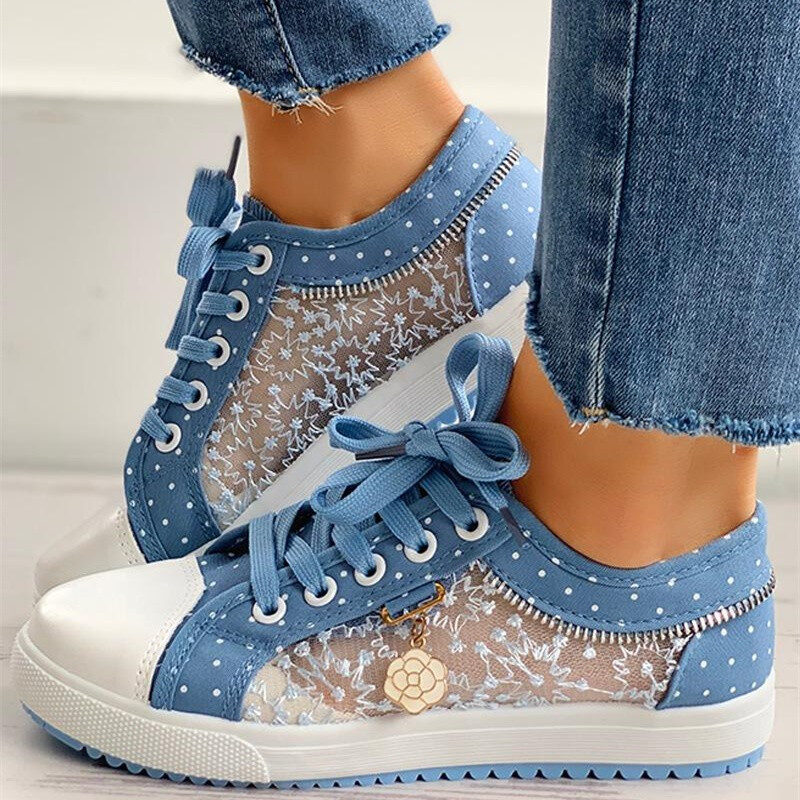 Season European and American Solid Color Canvas Shoes