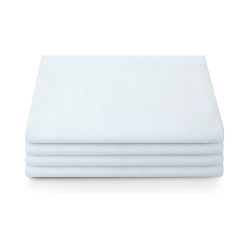 Standard White Bed Pure Sheet Cotton Single
