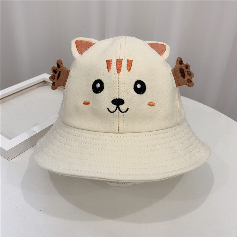 Kitten And Frog Sun Hat Small Pot Baby