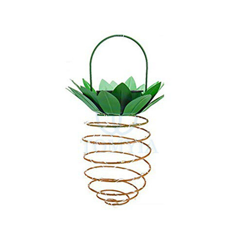 Outdoor Waterproof Garden Pineapple Solar Lights Path Hanging