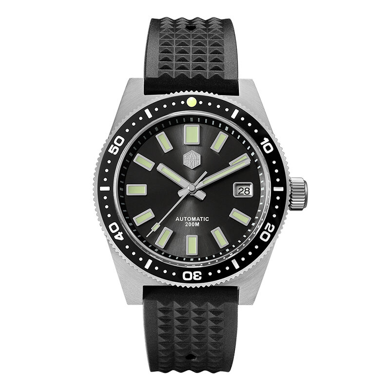 Submersible Mechanical Watch Waterproof Sapphire Bubble Mirror