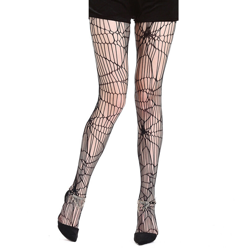 Halloween Socks Spider Pattern Pantyhose Ghost Festival