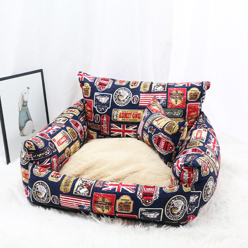 Pet Supplies Autumn And Winter Sofa Nest Canvas