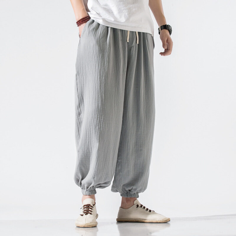 Thin Pants Plus Size Casual Harem Wide Leg