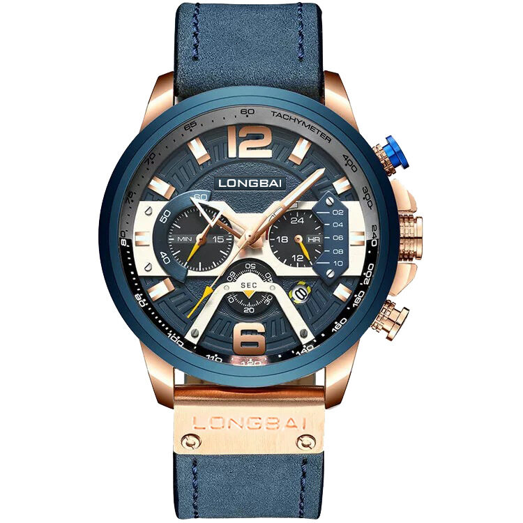 Multifunctional Waterproof Quartz Watch High-end