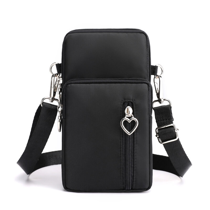 Solid Color Mobile Phone Bag Female Messenger Crossbody