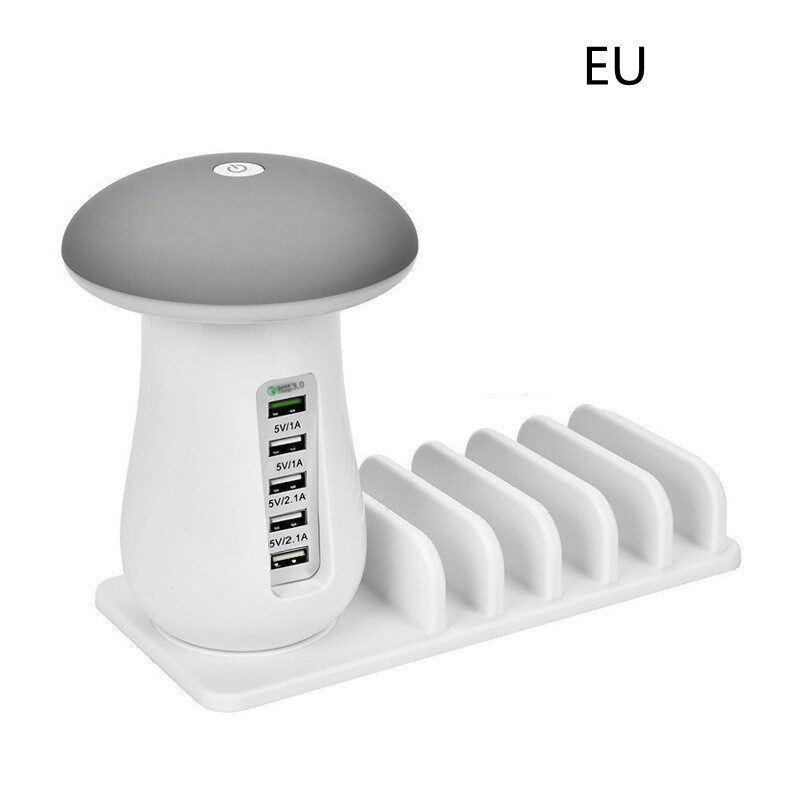 2 In 1 Multifunction Mushroom Lamp LED Holder