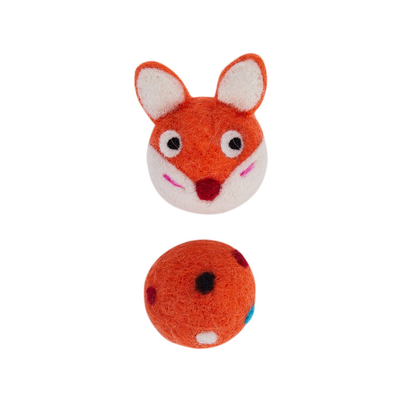 Colorful Felt Stretch Ball Cat Toy Pet