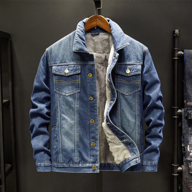 Denim Jacket Men Korean Gown Trend Men's Top