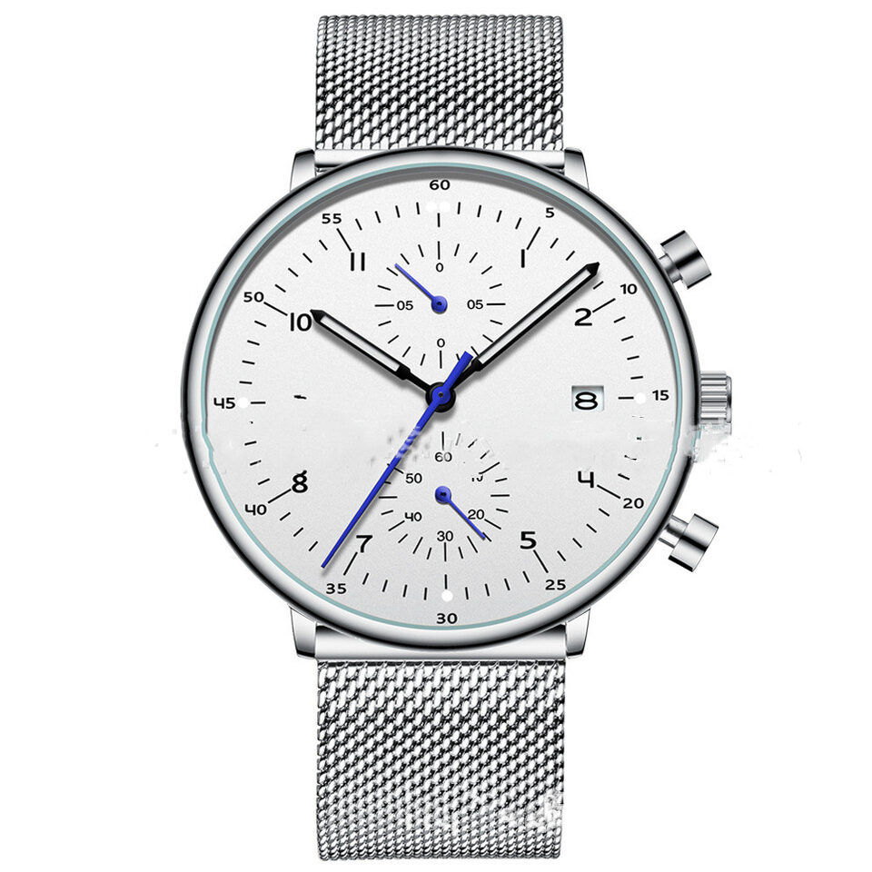 Mens Watch Men Stainless Steel WristWatch