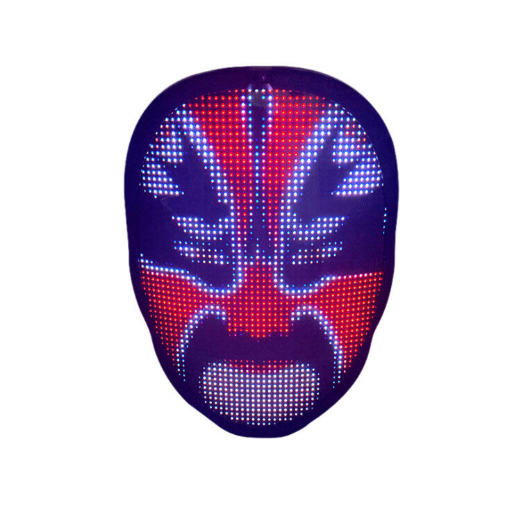 LED Mask Face-changing Glowing APP Control DIY Shining