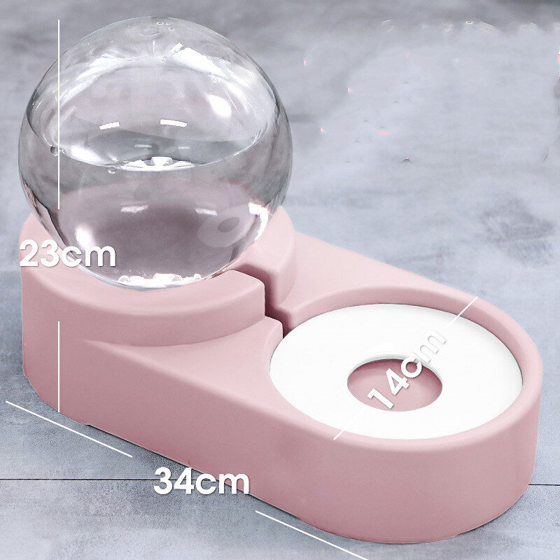 New Bubble Ball Pet Dog Bowls Fountain Cat