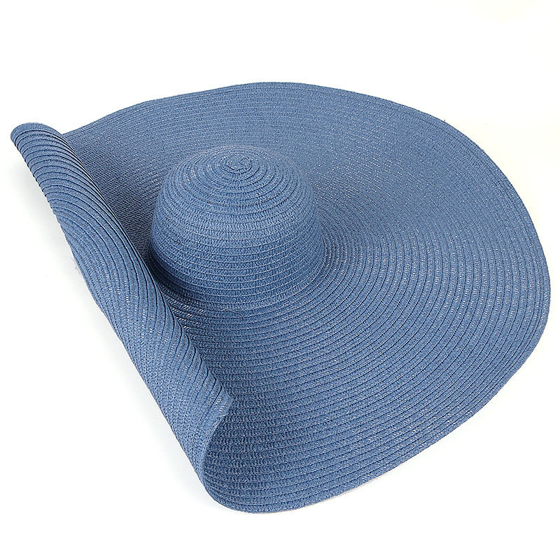 25CM Wide Brim Oversized Beach Hats For Women