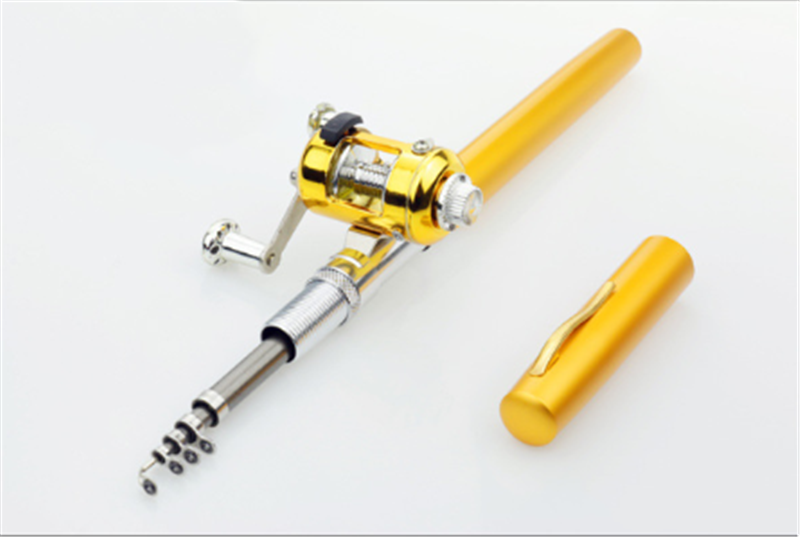 Mini Ice Fishing Rod Pocket Raft Portable Gift