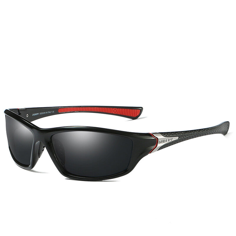 Dubery Square Sports Style Polarized Sunglasses Men Brand