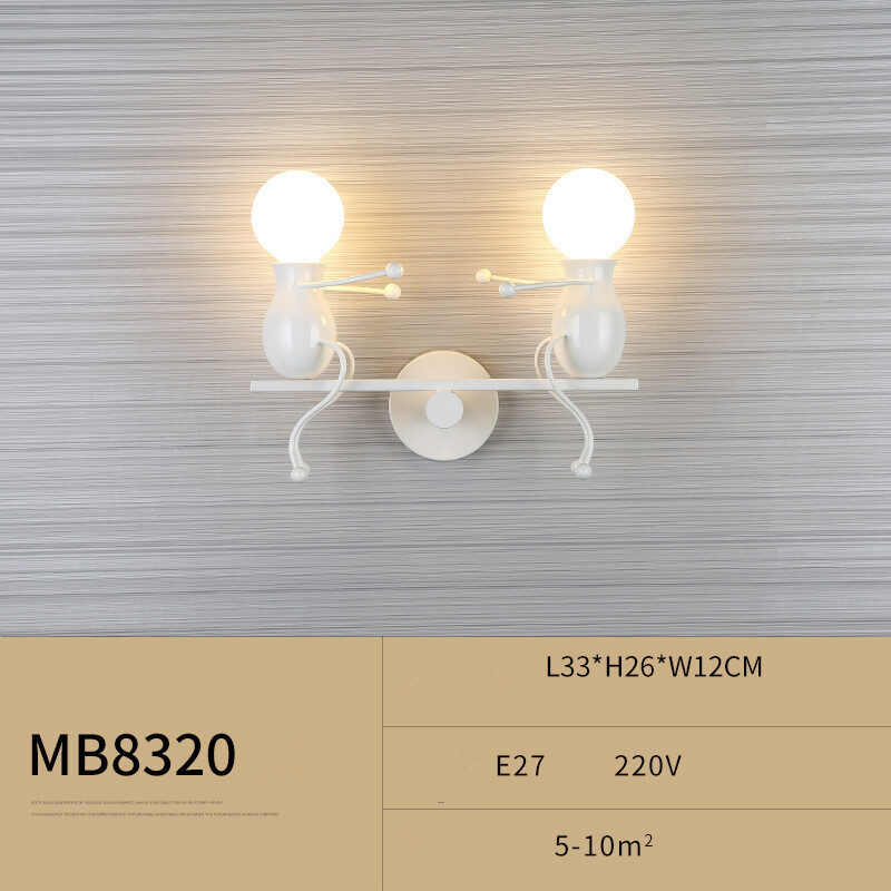Postmodern Creative Wall Lamp Children's Bedside