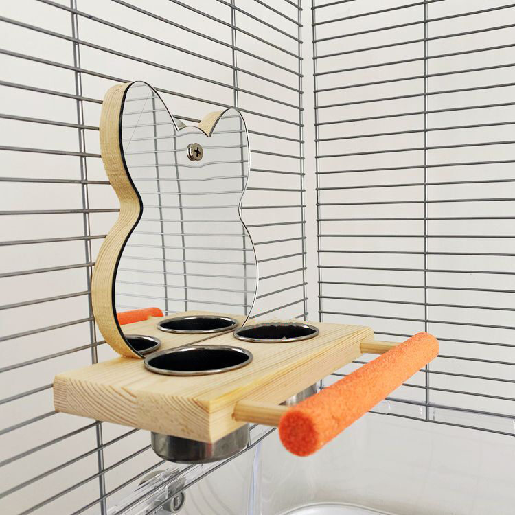 Parrot Puzzle Bird Toy Grinding Claw Stand Stainless