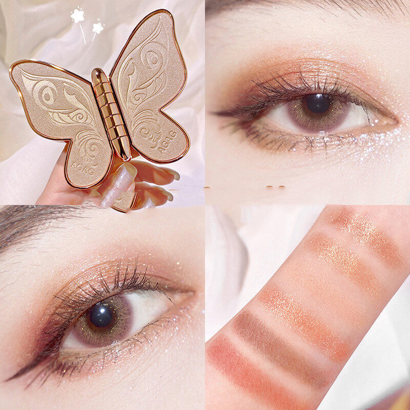 6 Colors Eyeshadow Palette Butterfly Eye Shadow Lucky