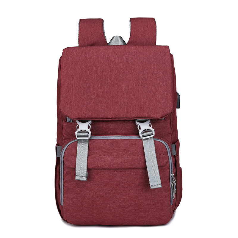 double shoulder mommy bag multifunctional USB large capacity