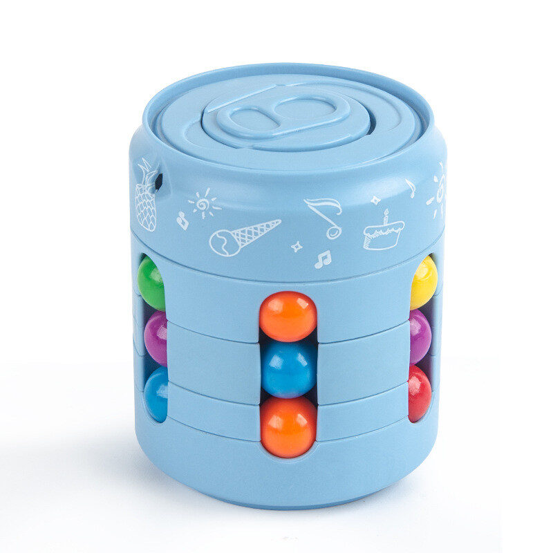 Can Cube Top Magic Colorful Beans Finger Spinning