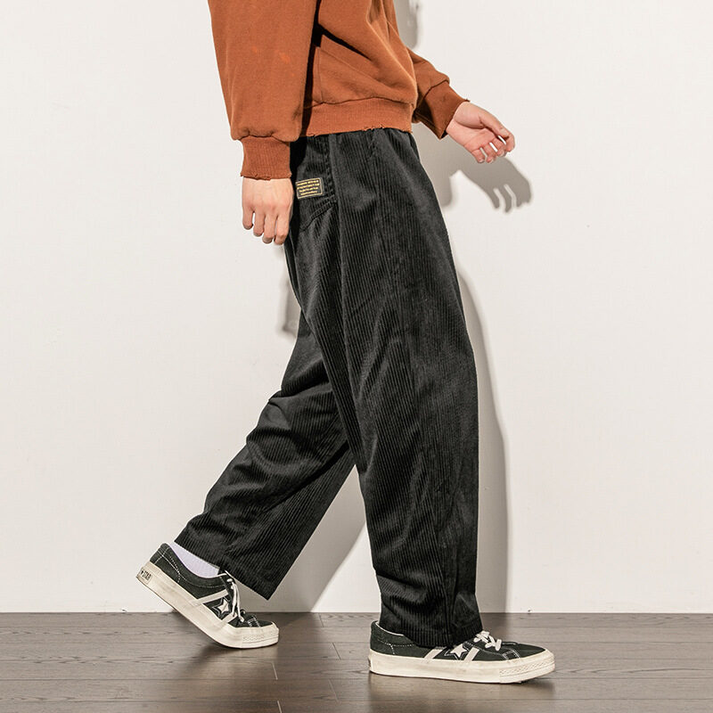 Casual Corduroy Trousers Japanese Men's