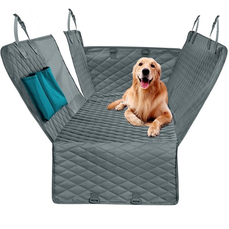 Grey Mesh Waterproof Pet Mat Quilted Cotton Dog