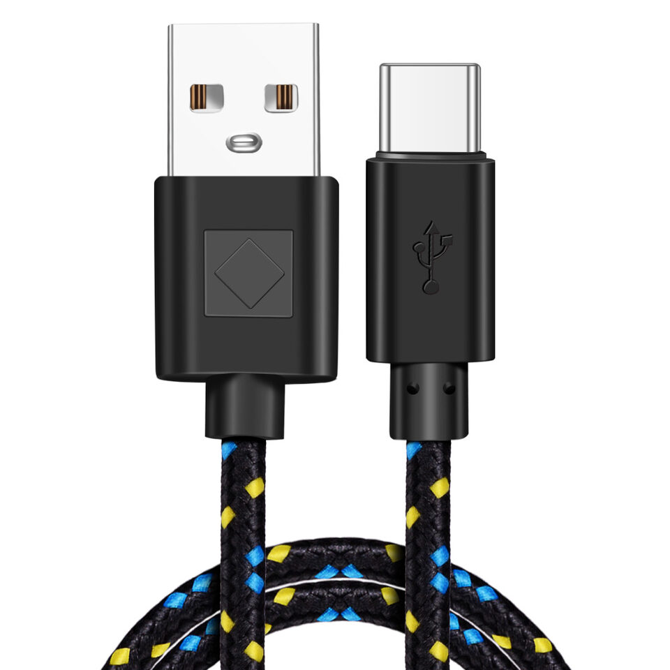 Braided Nylon Usb Type-C Usb-C Data Cable
